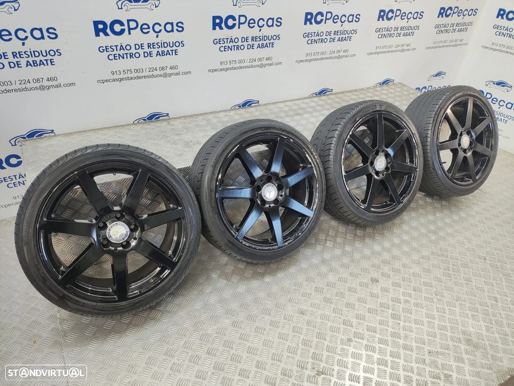 Conjunto Jantes 18 Originais AMG Mercedes Benz 5x112 8J 8.5J ET50 ET54 - 2