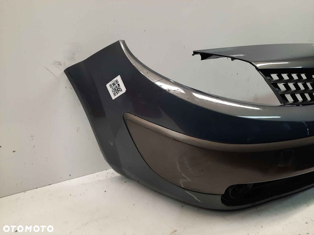 } ZDERZAK PRZÓD PRZEDNI RENAULT SCENIC 2 II TEC68 NIEBIESKI BŁĘKITNY HALOGENY - 6