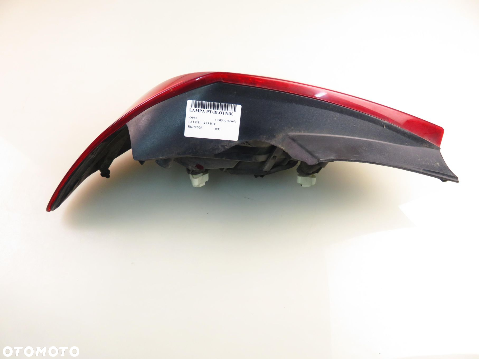 LAMPA PRAWA TYLNA OPEL CORSA D 13269051 - 8