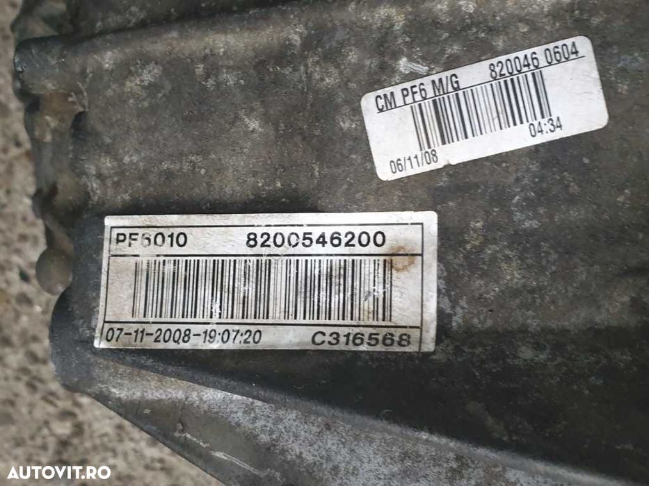 Cutie de viteza Opel Vivaro / Renault Trafic 2.0 D; PF6010; 6 Trepte - 2