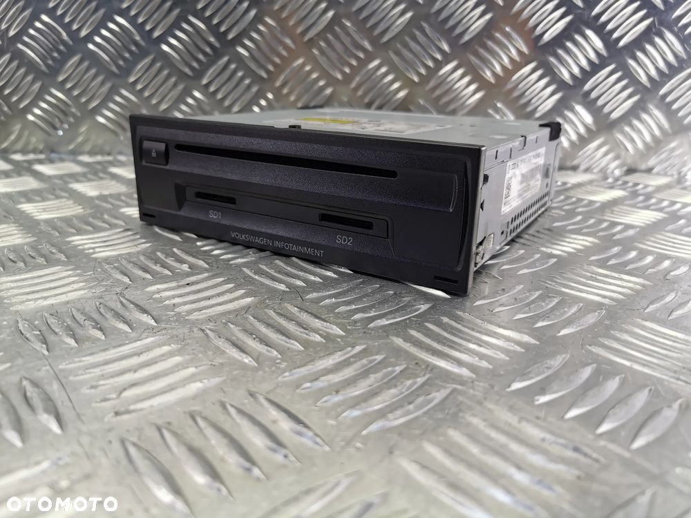 VW TOUAREG 7P 10-18R STEROWNIK NAWIGACJA MMI CZYTNIK SSD 7P6035664 E 7P6035664E - 2