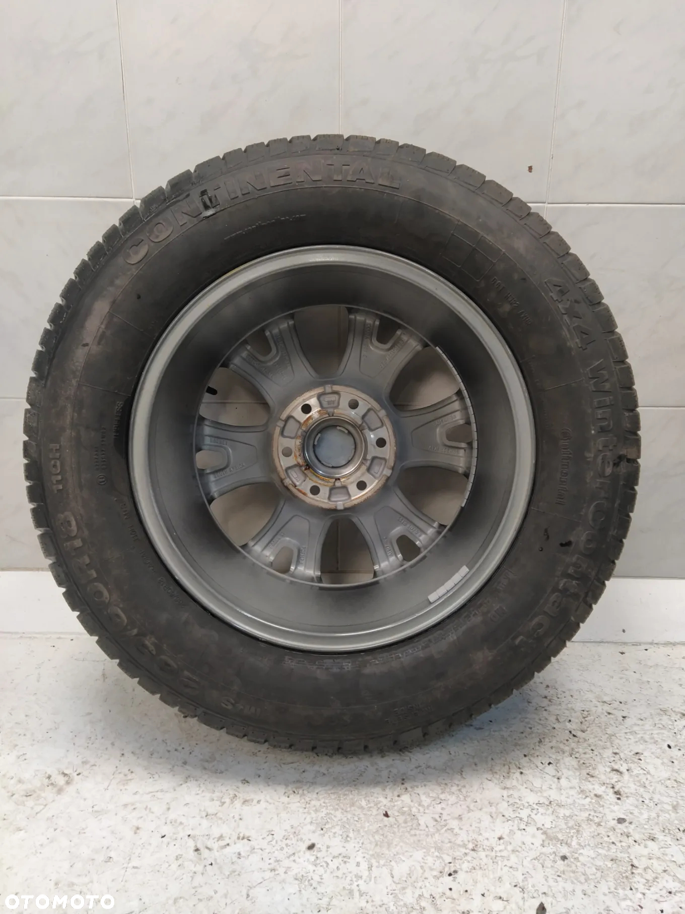 FORD RANGER FORD EVEREST 8X18 ORYGINALNE FELGI ALUMINIOWE R18 ET55 6X139.7 OPONY CONTINENTAL 265/60 KOŁA ZIMA BIEŻNIK ok 8.50mm DEKIELKI FORD NOWY KOMPLET - 9