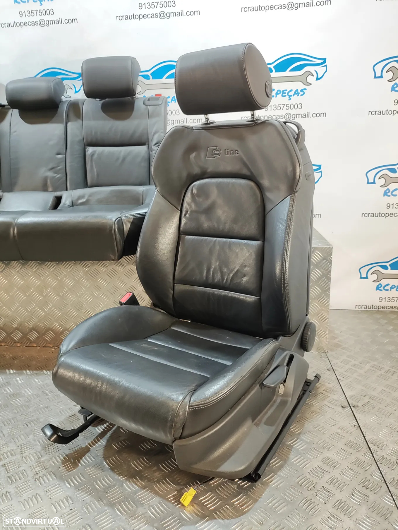 BANCO BANCOS PELE AIRBAG AUDI A3 FACELIFT 8P1 8P3 S LINE SLINE S-LINE 8P0885375F - 9