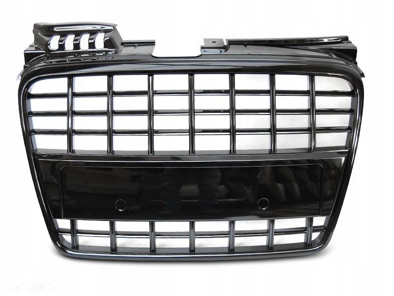 Atrapa Grill Kratka Tuning Sportowa Paski Czarna Audi A4 b7 8e 2004-2008 - 1