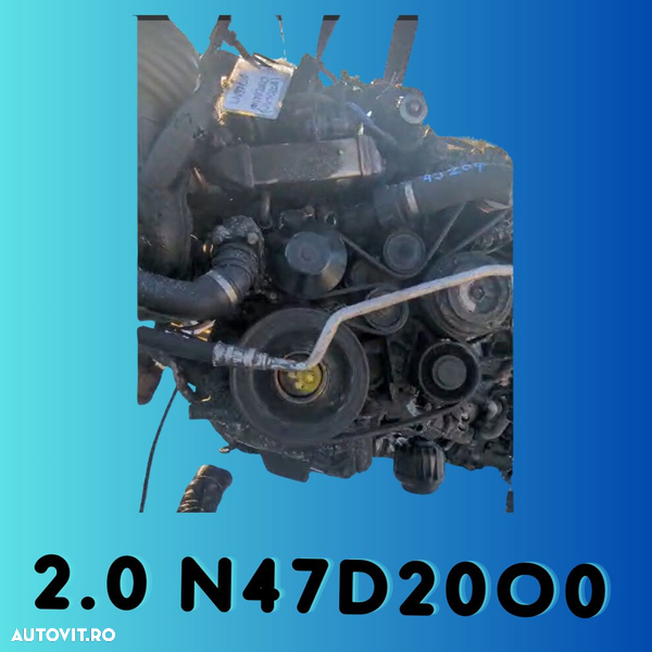 Motor Complet BMW Seria 1 E81, E87 [2004-2011] 2.0 D N47D20O0
