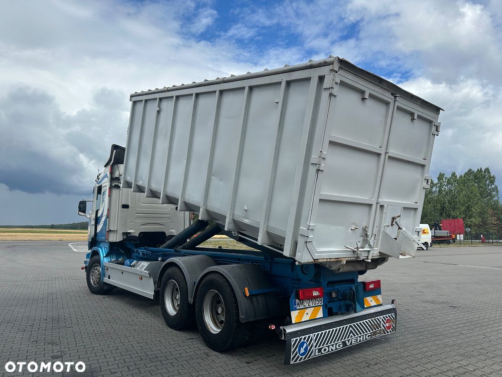 Scania R480 6x4 2014 hakowiec do zboza złomu trocin hak - 7