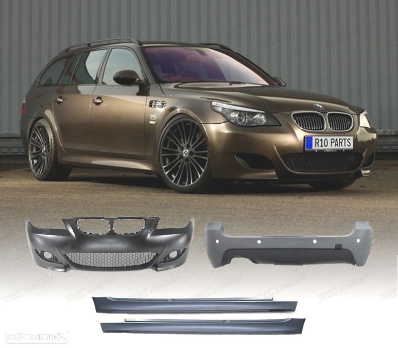 KIT CARROÇARIA BMW E61 TOURING 03-07 LOOK M5 SRA - 2