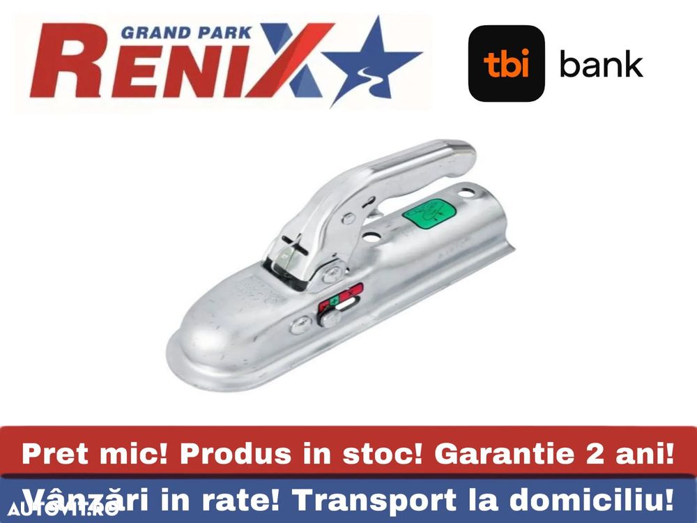 Cupla remorca  KNOTT rotunda 750kg/1400kg - 1