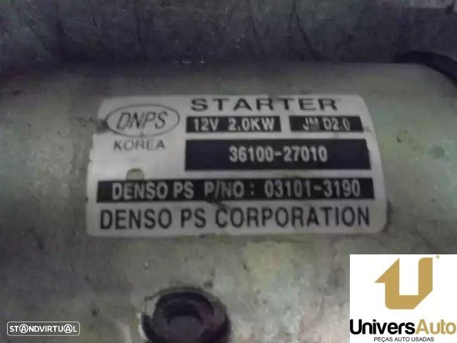 MOTOR ARRANQUE KIA SPORTAGE 2012 -36100-27010 - 1