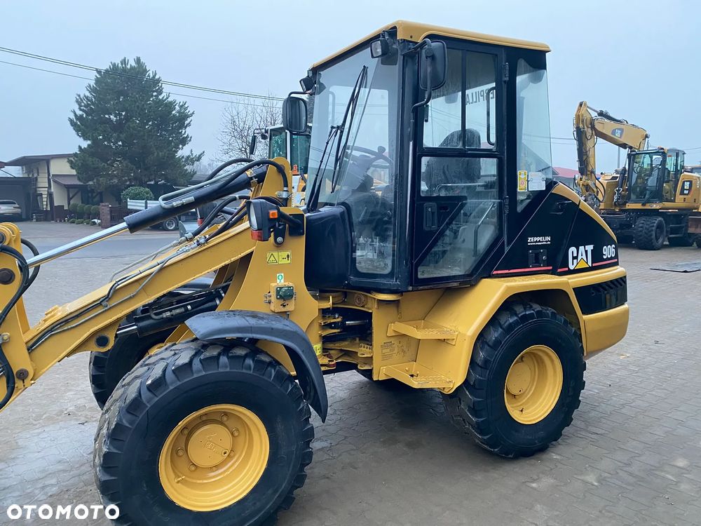 Caterpillar CAT 906, ŁYŻKA + WIDŁY, SUPER STAN, z NIEMIEC, SERWISOWANA W CAT - 14