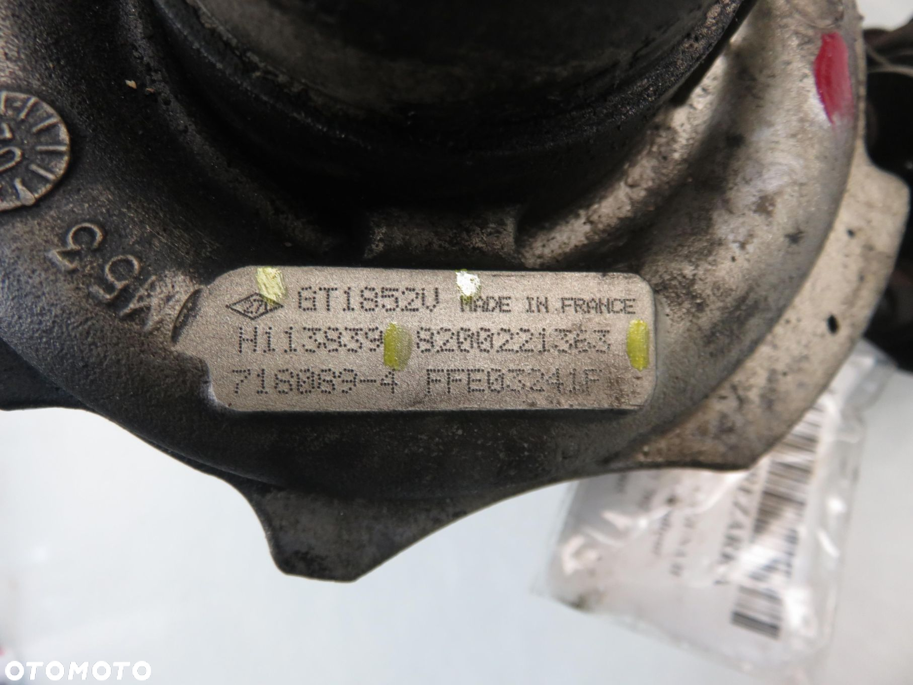 TURBOSPRĘŻARKA RENAULT LAGUNA II 2.2 dCi  8200221363 - 7