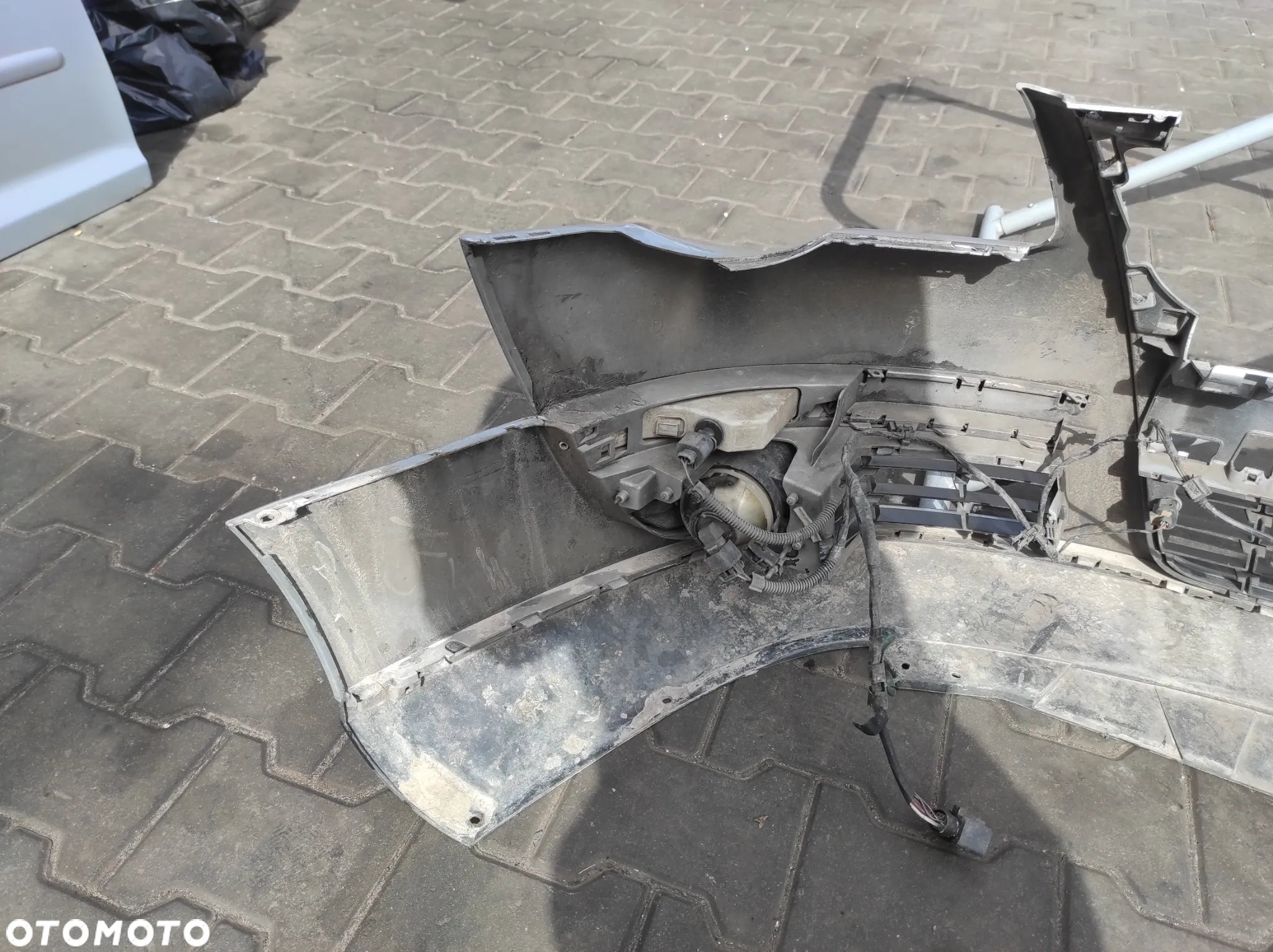 VW PASSAT B6 ZDERZAK PRZEDNI PRZÓD HALOGEN LA7W SREBRNY WYSYŁKA !!!! - 8