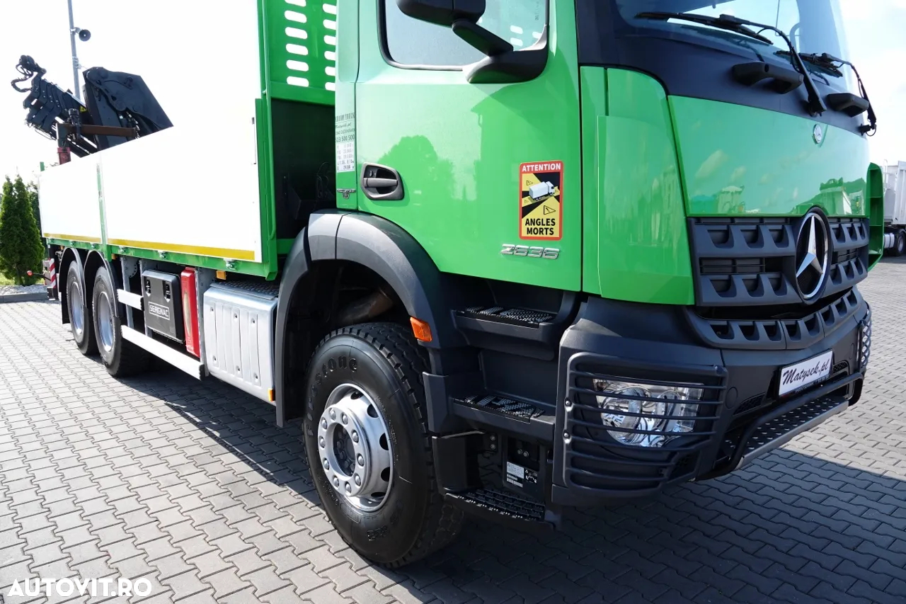 Mercedes-Benz AROCS 2636 / 6x4 / TRANSMISIE - 6.5 M / + HDS HIAB 4x extensie: 13 m / EURO 6 / 2018 AN / RADIO CONTROL / ANVELOPE 100% - 10