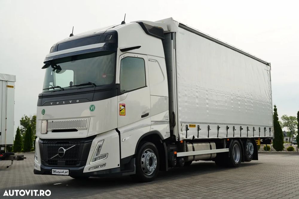 Volvo FH 460 / CORTINĂ - 7.75 M / I-SAVE / AER CONDIȚIONAT PARCARE / PUNTE RELAXABILĂ / DIRECȚIE / CORTINĂ RANFORSATĂ - 2