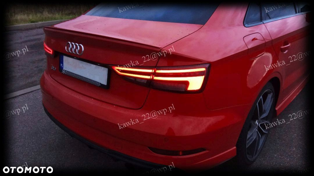 AUDI A3 S3 8V SEDAN S-LINE SPOILER LOTKA PODKŁAD!! - 7