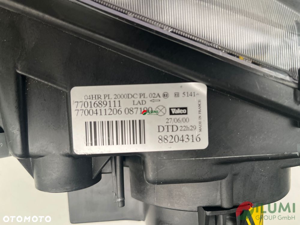 Renault Avantime Halogen Reflektor Prawy 88204316 - 6