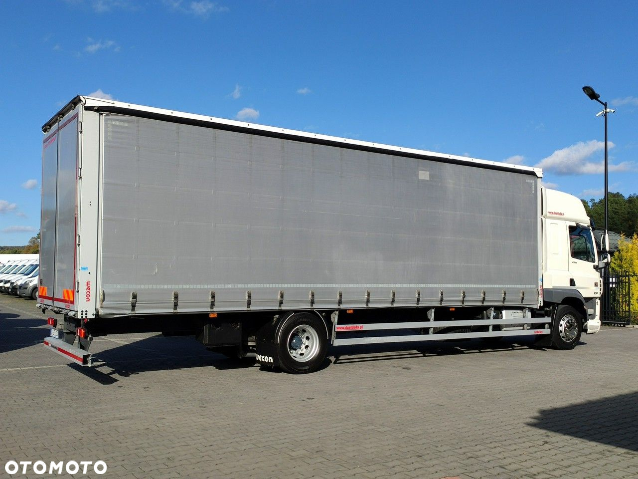 DAF CF 290 E6 Firana Tył Drzwi Dach Podnoszony / Zsuwany Długi 9.30m - 17