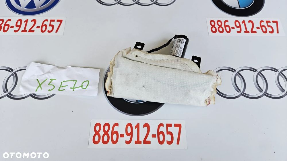 BMW X5 E70 X6 E71 Poduszka fotela prawego Airbag prawy 7161064 - 1