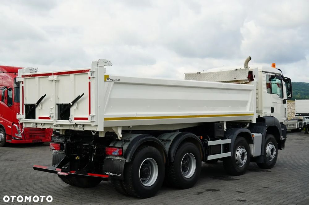 MAN TGS 35.420 / 8X4 / WYWROTKA 2 STRONNA / MEILLER KIPPER / HYDROBURTA / AUTOMAT / EURO 6 - 19