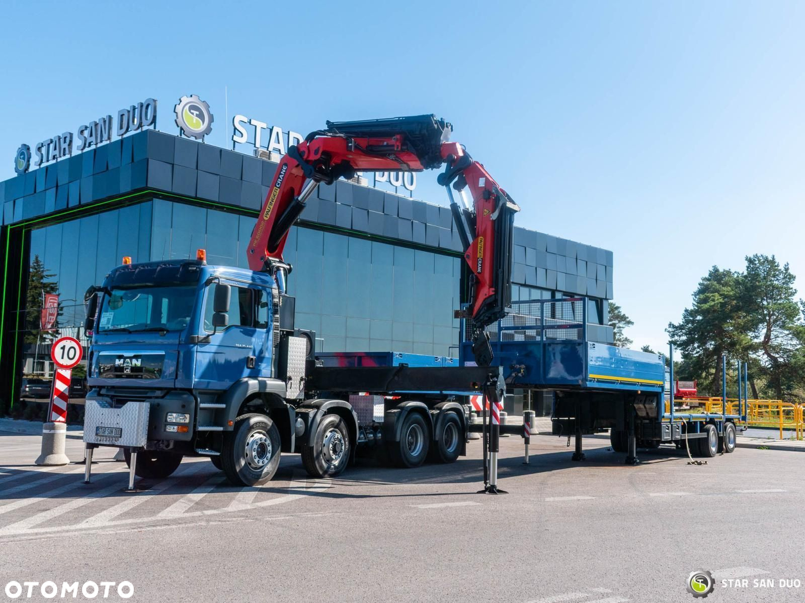 MAN TGA 35.440 8X6H PALFINGER PK 60002 Wciągarka Naczepa Siodło - 7