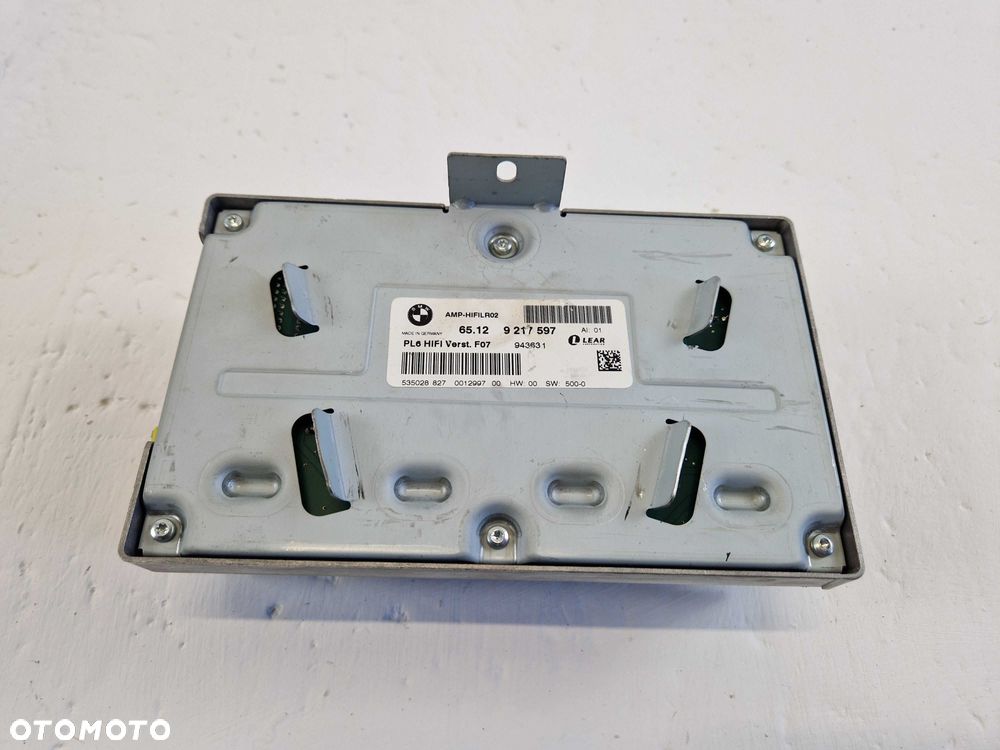 Wzmacniacz System Audio HIFI BMW 5 GT F07 F01 F02 SPRAWDZONY ! - 5