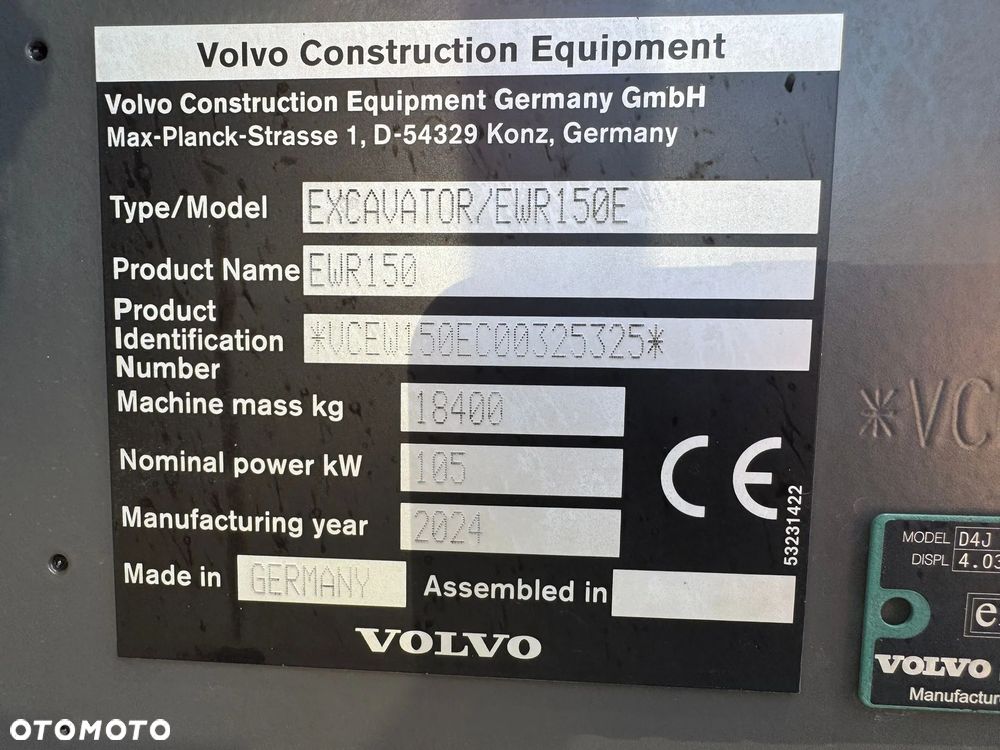 Volvo EWR150E KOPARKA KOŁOWA (NEW) - 26