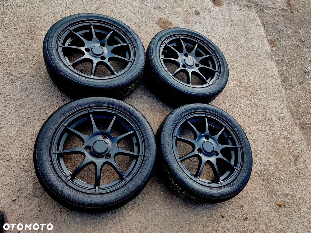 3x112 Felgi Alumniowe Alufelgi 15 Koła Letnie Lato SMART Fortwo I W450 1 II W451 2 Legnica ALU-RAD 5,5mm Czarne 155/60 175/55 - 2