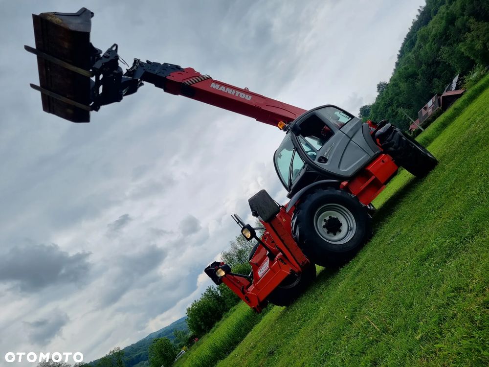 Manitou MT1840 Ładowarka Teleskopowa 18metrów jak nowa z salonu 2015r 3180 mtg z Norwegii Widły i Łyżka PERKINS - 3