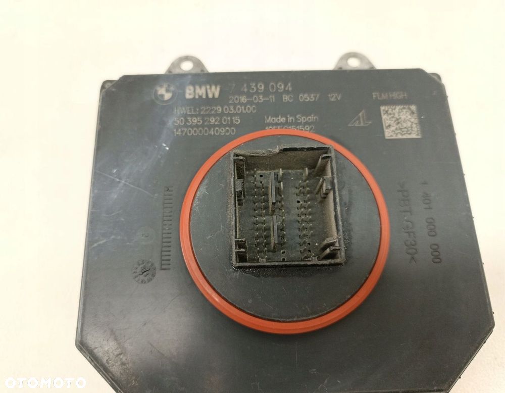 PRZETWORNICA STEROWNIK MODUŁ LED BMW G12 G11 7439094 - 4