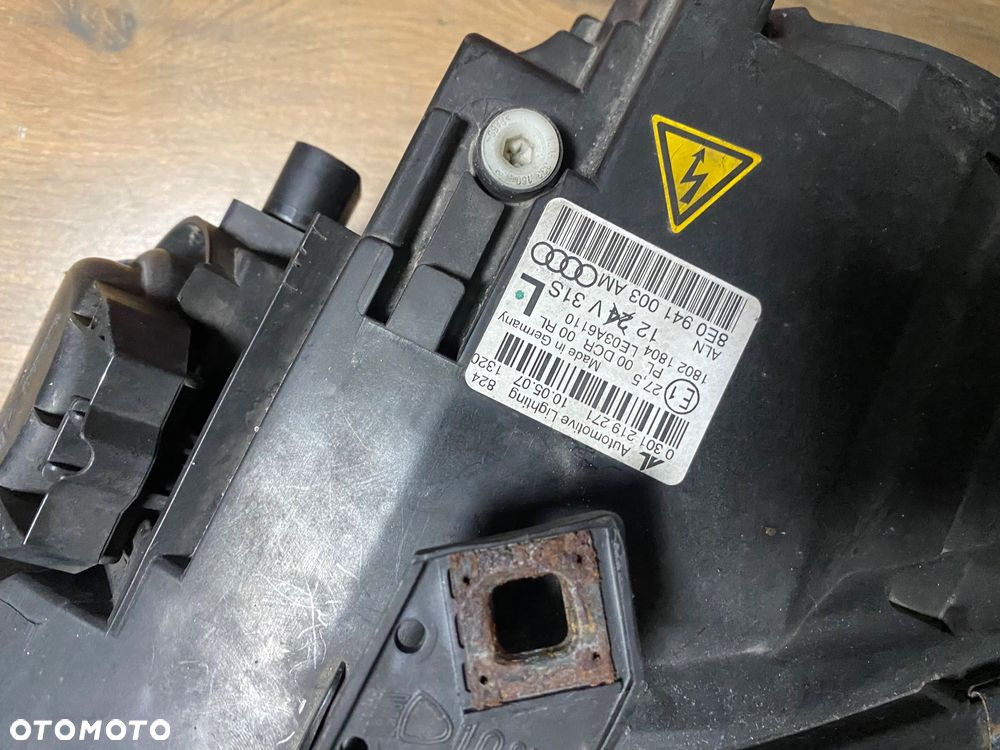 REFLEKTOR PR/lew AUDI A4 B7 XENON 8e0941004AM KMP ORG. - 3