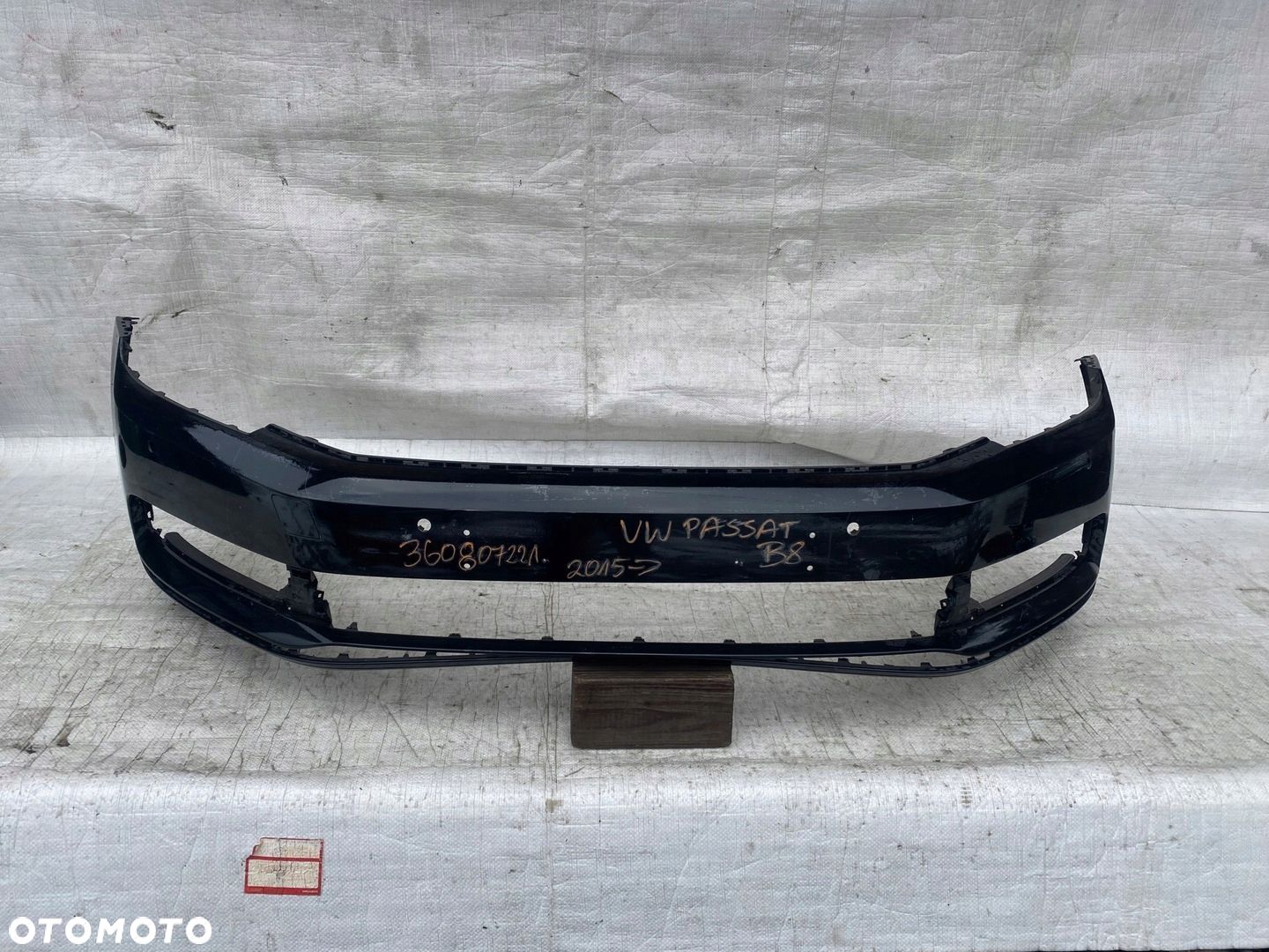 VW PASSAT B8 4XPDC ZDERZAK PRZEDNI 15-19 - 1