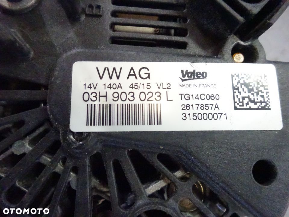 03H903023L Alternator Audi VW Skoda Seat czesci - 2