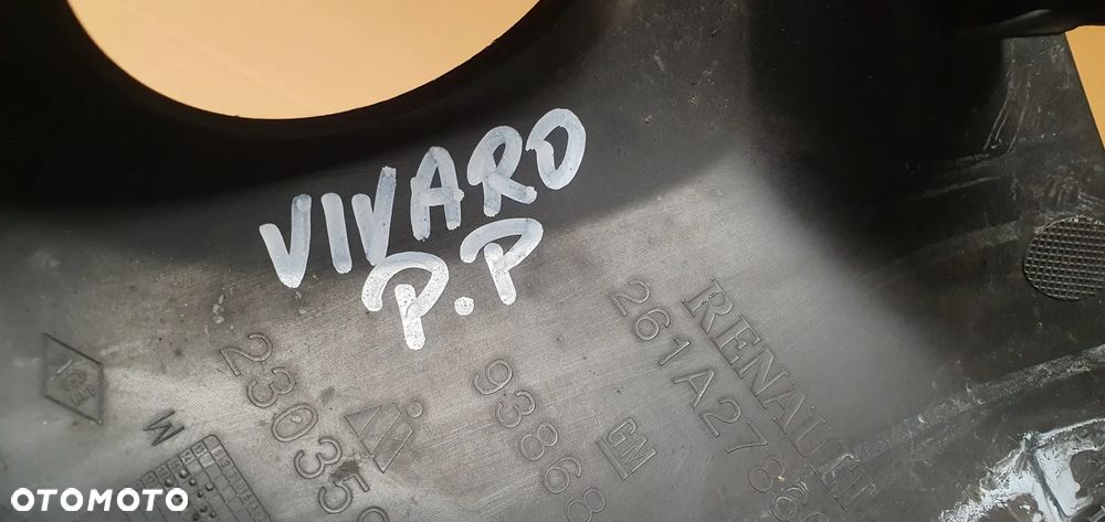 Kratka zderzaka prawy przód przednia prawa Opel Vivaro B Trafic III 261A27860R 93868854 - 7