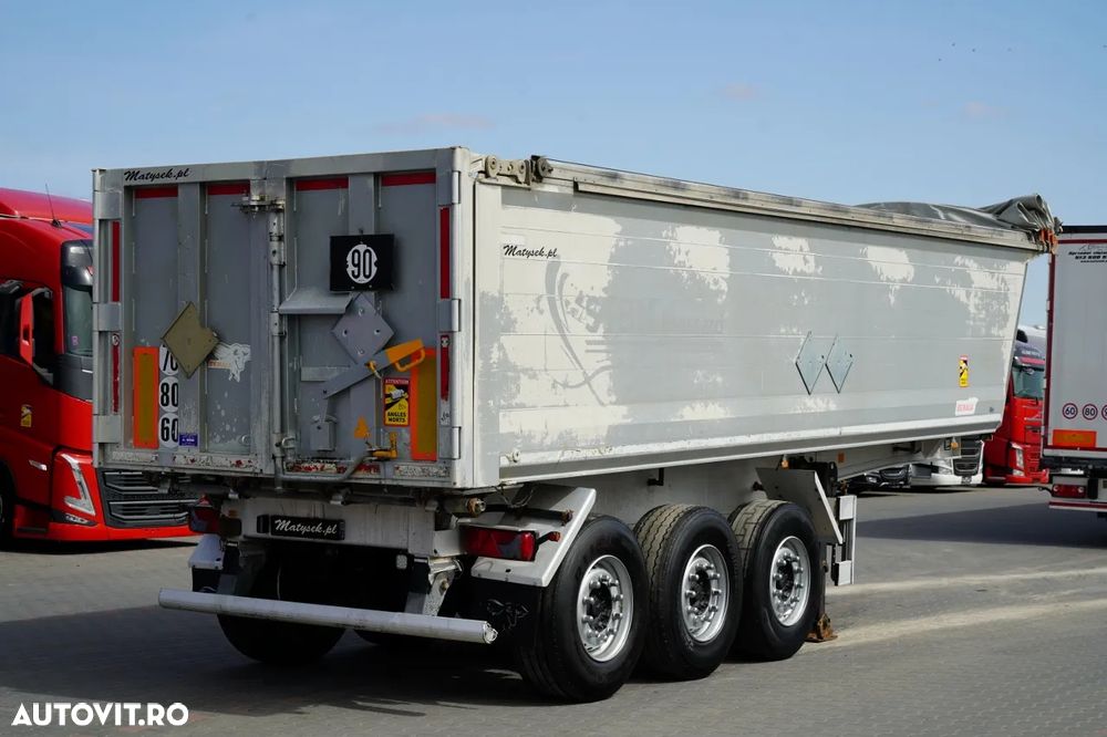 Benalu TIPPER / 30 m³ / ALUMINUM / LIFT AXLE / WEIGHT: 5,000 KG / ELECTRIC CURTAIN / IMPORTED - 7