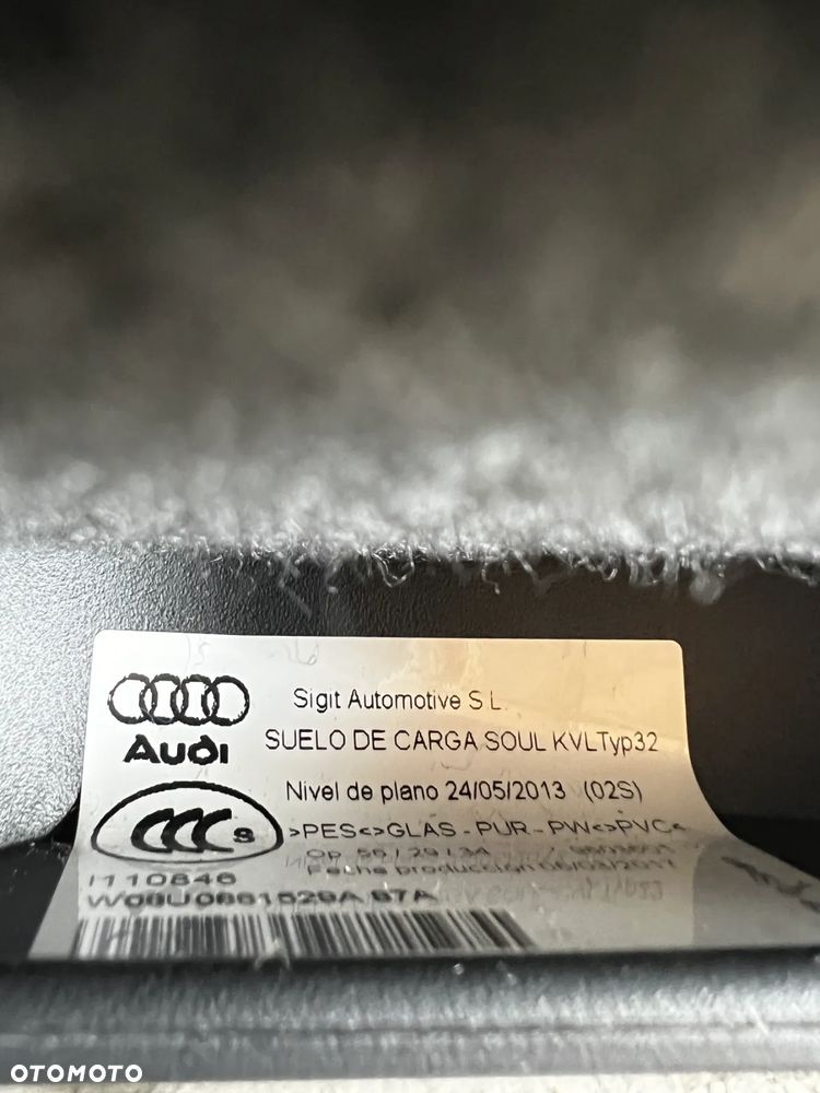 PODŁOGA BAGAŻNIKA DYWAN AUDI Q3 8U 8U0861529A - 3