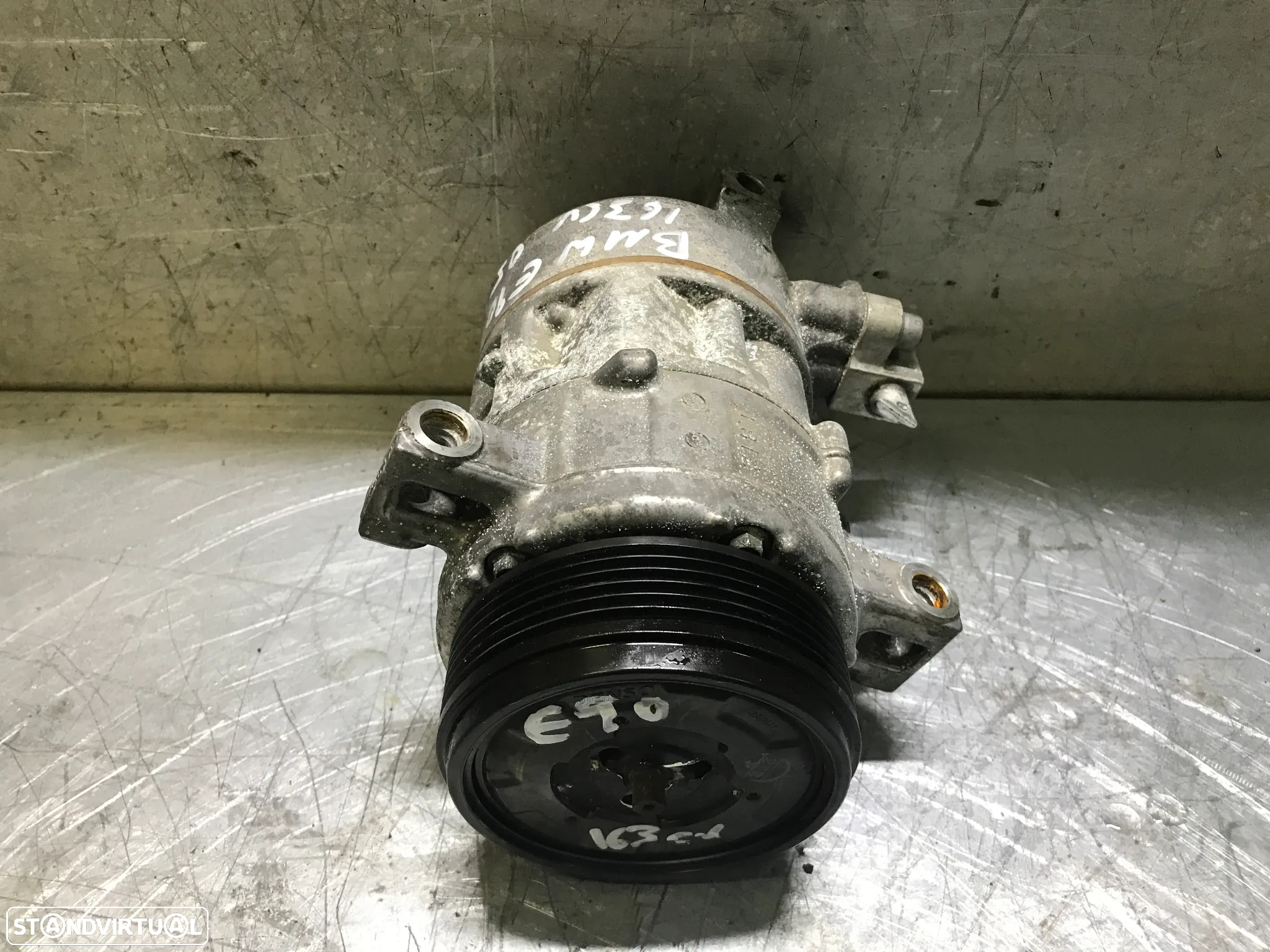 COMPRESSOR DO AC BMW 120D 320D E87 E90 E91 163CV 447190-6262 6452.6987766-01 - 4
