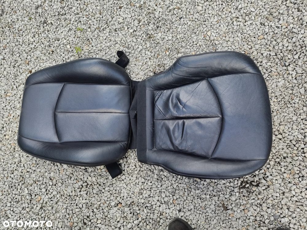 MERCEDES W211 Lift FOTEL Lewy Czarny Pełna Skóra - 1