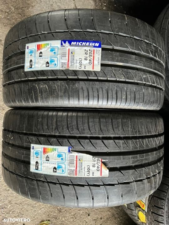 vând 2 anvelope 265/40/18 Michelin de vară noi - 1