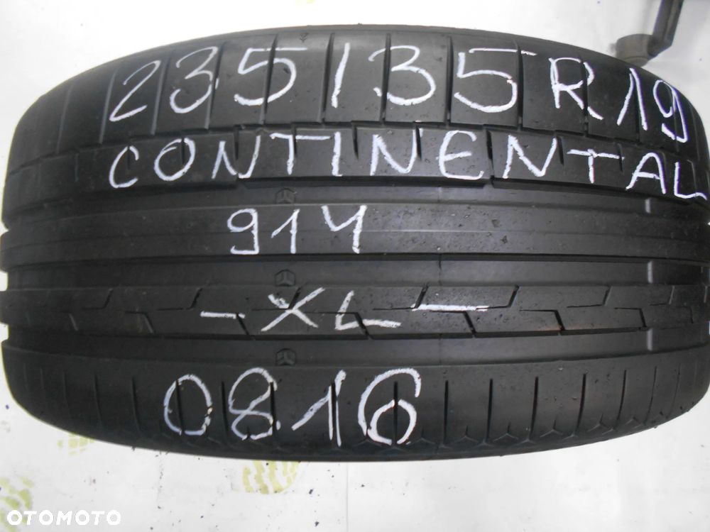 OPONA POJEDYNKA  235/35R19 CONTINENTAL SPORT CONTACT 6 XL DOT 0816 6MM - 1
