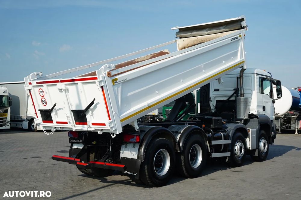 MAN TGS 35.420 / 8X4 / BASCULATOR 2 LATURĂ / MEILLER KIPPER / HYDROBRA / AUTOMAT / EURO 6 - 5