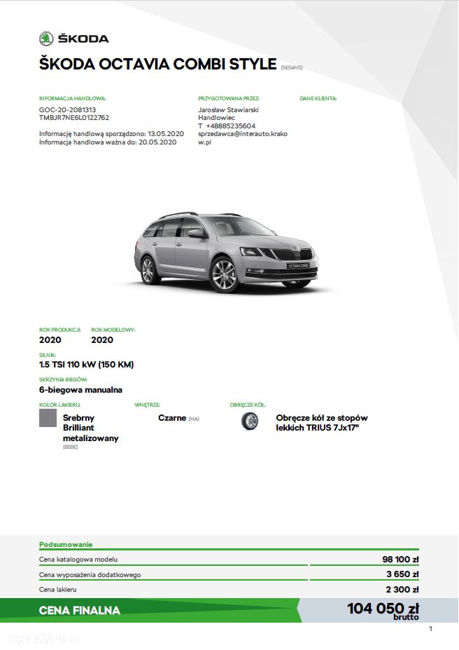 Skoda Octavia 1.5 TSI ACT Style - 17
