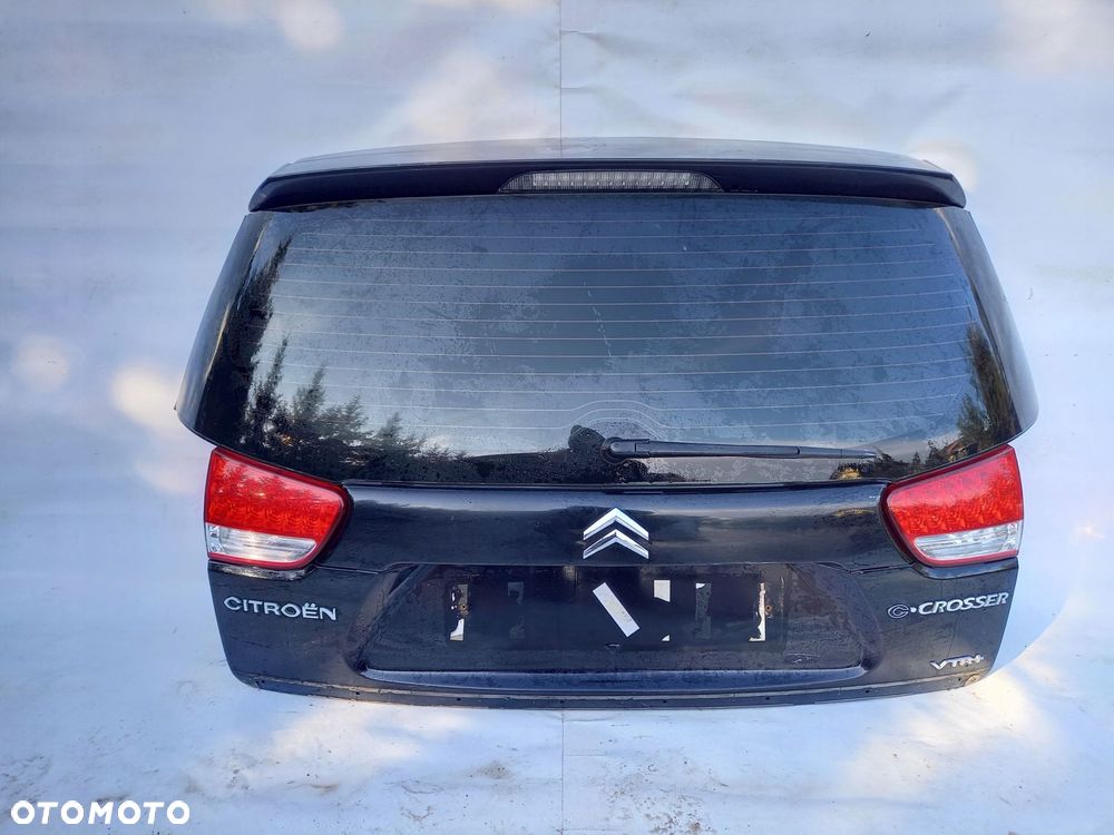 Citroen C Crosser VTR+ klapa tylna tyl pokrywa bagaznika kompletna demontaz - 1