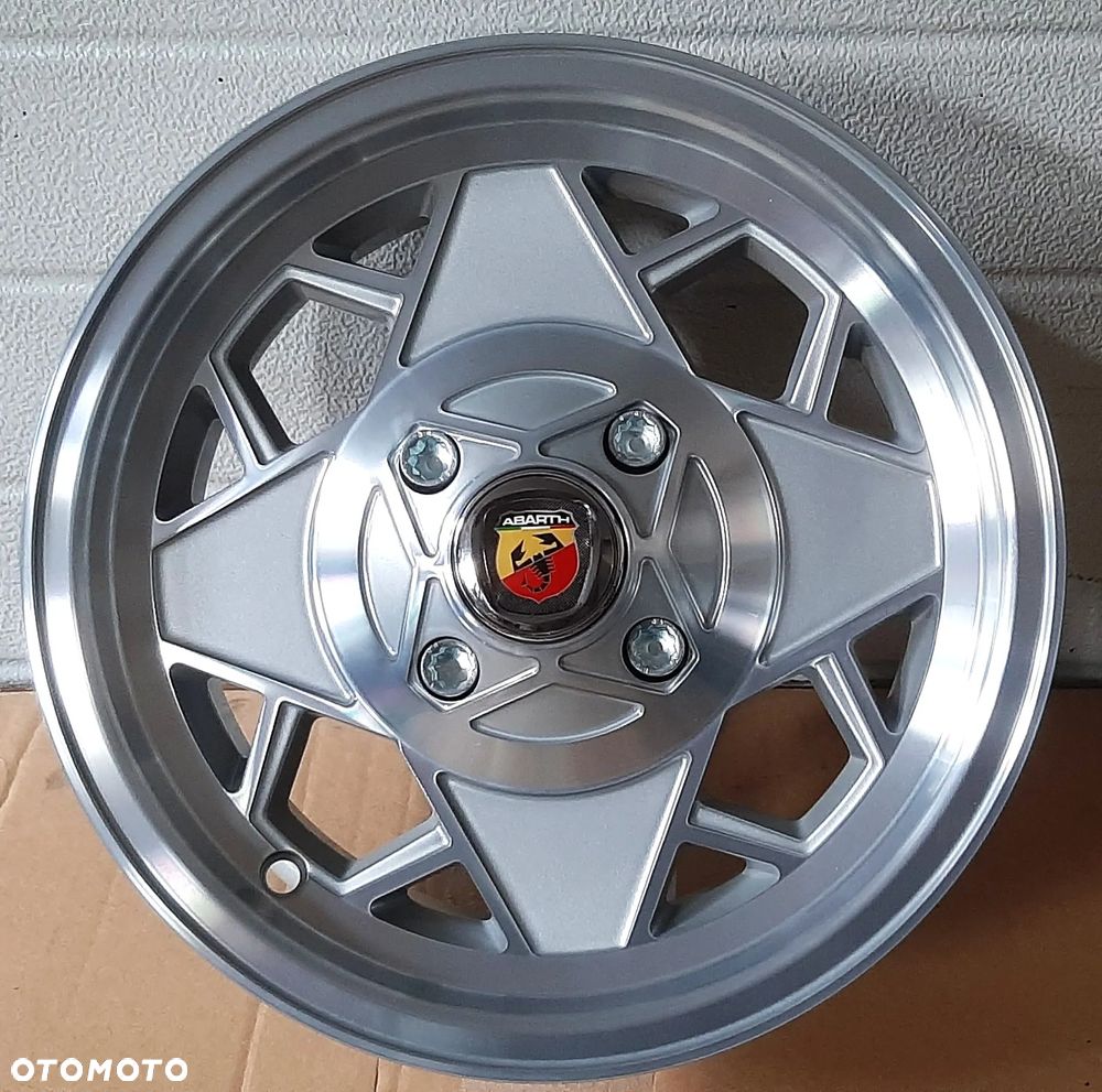 FIAT 126 126P 500  felgi NOWE 12"  CZARNE CZERWONE BIAŁE - 10