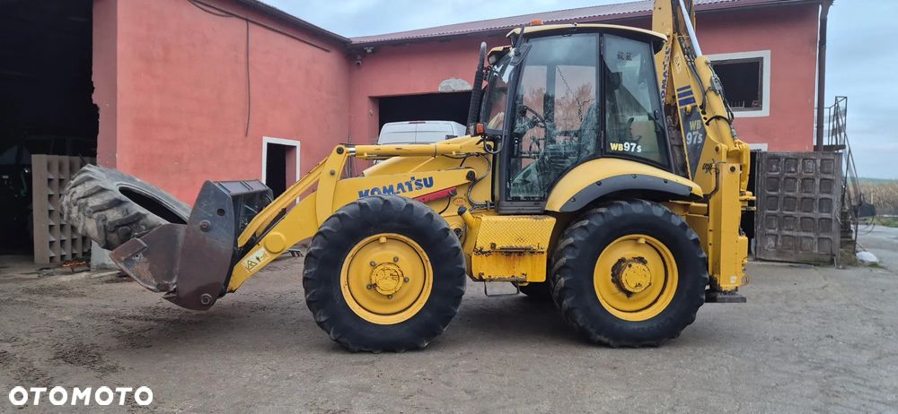 Komatsu WB97S WB 97 S R , KLIMA TYLKO 7200h UMOWA KUPNA - 9