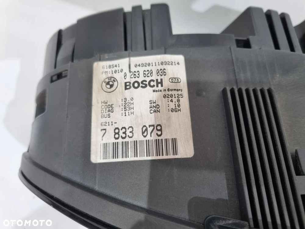 BMW M3 E46 SMG LICZNIK ZEGARY UK 7833079 - 5
