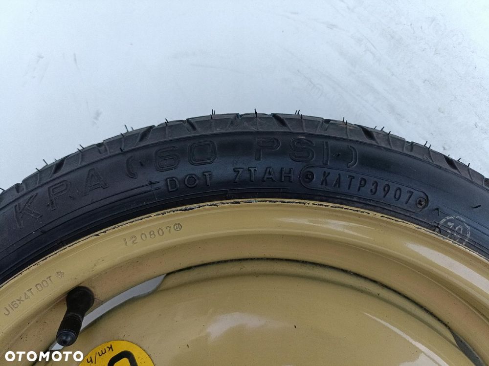 KOŁO DOJAZDOWE Subaru Justy IV 4 _ dojazdówka 105/70 R16 4x100 - 15