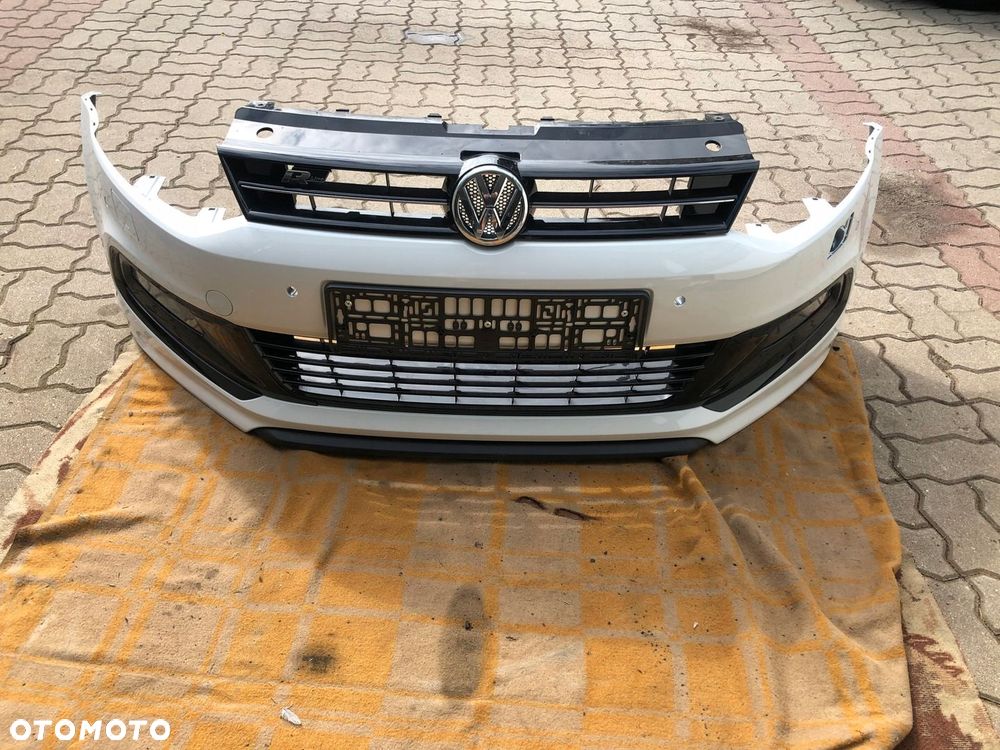 VW POLO 6R0 6C0 14- ZDERZAK PRZOD GRILL R LINE - 7
