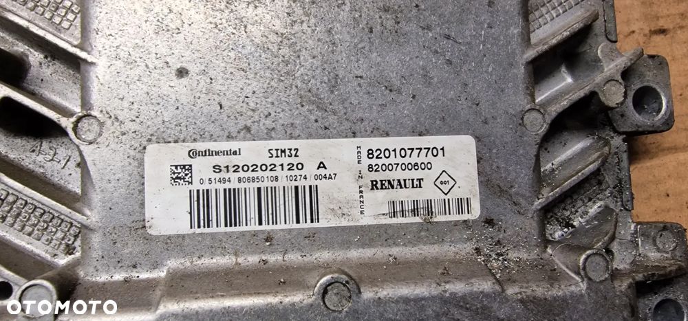 Komputer sterownik silnika Renault Clio III Lift 1.2 TCE 8201077701 8200700600 - 4
