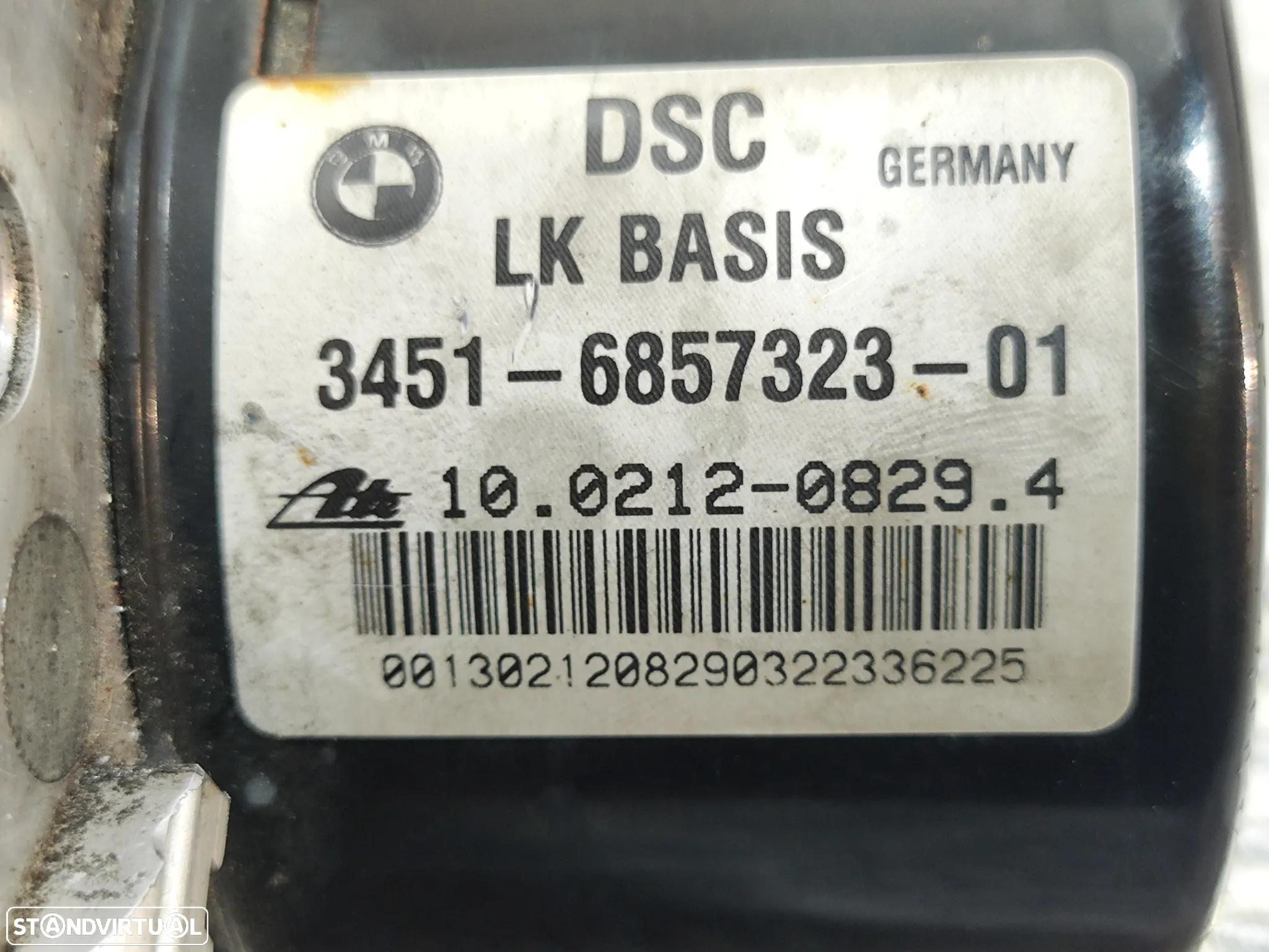 ABS MODULO BLOCO HIDRAULICO BMW SERIE 1 F20 118D 2.0D 16V 143CV N47D20C 34516857323 6857323 34516857324 6857324 SERIE 3 F30 - 8