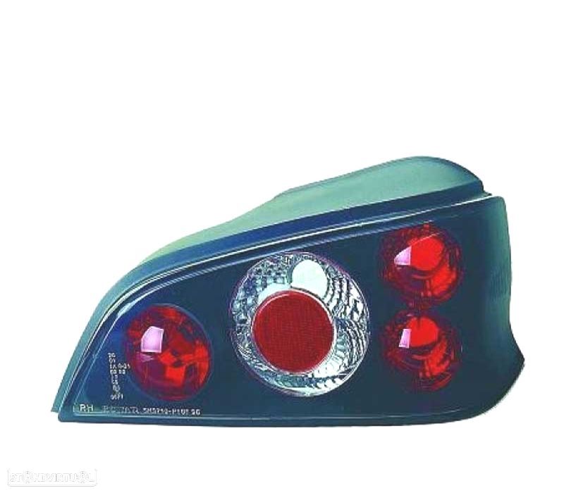 FAROLINS TRASEIRO PEUGEOT 106 96-04 PRETO A - 1